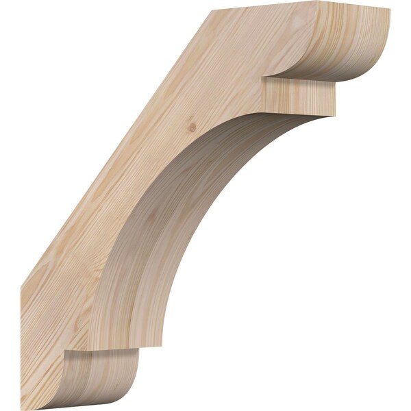 Ekena Millwork 5 1/2"W x 20"D x 20"H Olympic Smooth Knee Brace, Douglas Fir BRC06X20X20OLY00SDF - main